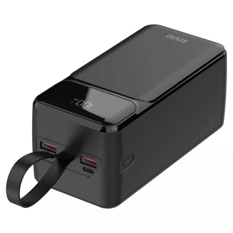 SAVIO BA-14 50000 mAh Power Bank Melns