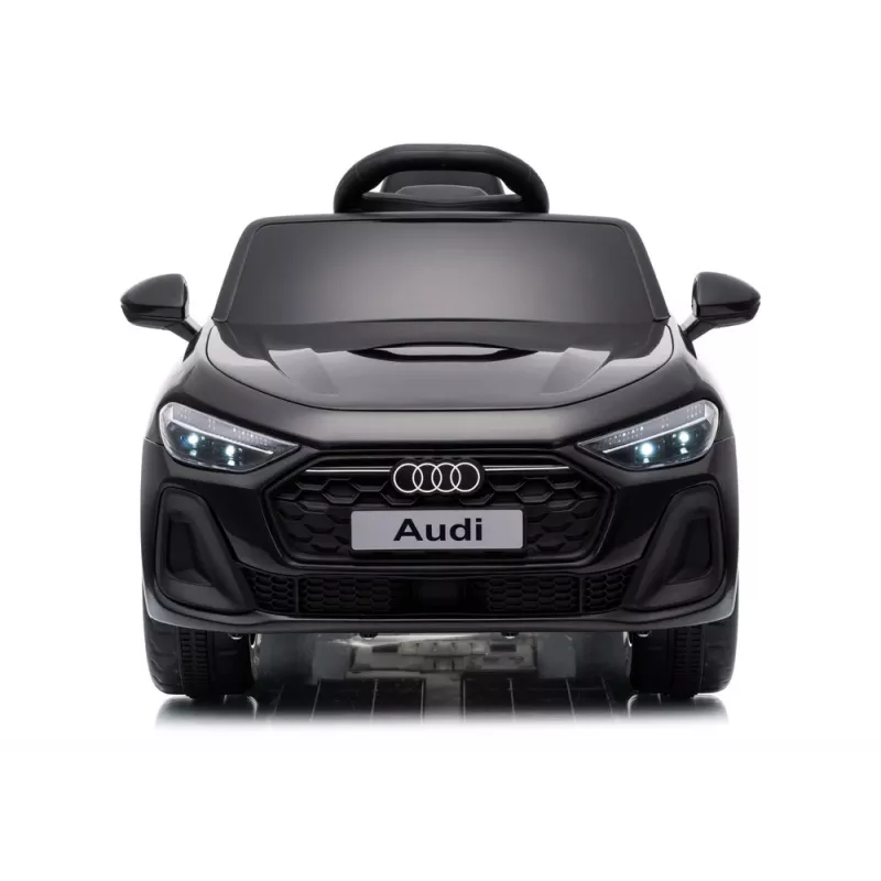 LEAN CARS Audi A5L HL788 Melns 12V ar akumulatoru darbināma braucamā mašīna ar vecāku tālvadības pulti, LED gaismām, MP3, EVA putuplasta riteņiem, eko-ādas sēdekli, 30 kg maksimālā slodze, bērniem no 3 līdz 8 gadiem