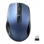 UGREEN MU006 bezvadu klusās klikšķināšanas pele, 2,4 GHz, 2400 DPI, zila