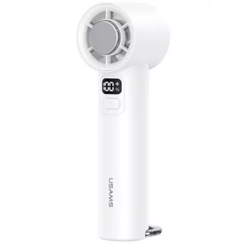 USAMS Ice-Cooling rokas ventilators 2000mAh balts