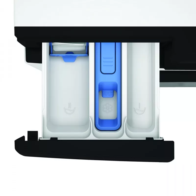 Whirlpool WAM762WBBPL 7 kg 1200 apgr./min veļas mazgājamā mašīna ar 6th Sense tehnoloģiju, FreshCare+, Clean+, 14 programmām, LED displeju, bērnu slēdzeni, atlikto startu, energoefektivitātes klasi C, baltā krāsā