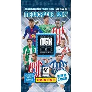 Panini La Liga 2027 Adrenalyn XL Kolekcionējamo kāršu spēles displeja kaste – 50 paciņas (300 kārtis)