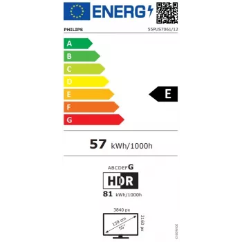 Philips 55PUS7061/12 55 collu 4K UHD LED Smart TV ar HDR Plus