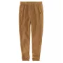 Carhartt vīriešu Hamilton Brown džemperbikses - 13 oz smags kokvilnas-poliestera maisījums, regulārs piegulums ar konusveida kājām, elastīga jostasvieta ar savilkšanas auklu, ribota aproce, sānu un aizmugures kabatas, izšūts C logotips