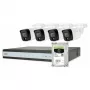 ABUS Security-Center TVVR33843T pilns komplekts ar 4 analogām mini-caurules kamerām un ierakstītāju