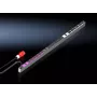 Rittal PDU Basic 7979137 - 3 fāžu 16A statīva strāvas sadales iekārta, 12x C13 un 3x C19 kontaktligzdas, 1U 19 inch statīva montāža, IEC 60309 ieeja, melna