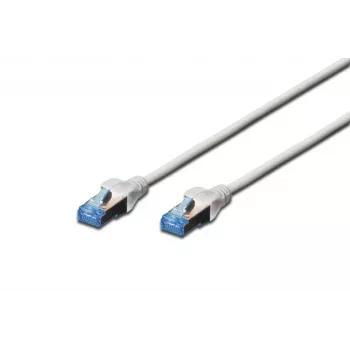 DIGITUS Ecoline Cat5e UTP Patch Cable RJ-45 līdz RJ-45, 0,5 m, pelēks, LSZH, Snagless, Gigabit Ethernet