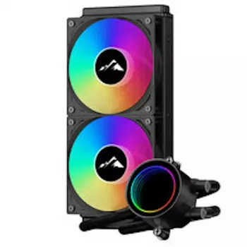EKL AlpineFlow 240 ARGB AIO šķidruma CPU dzesētājs - Melns