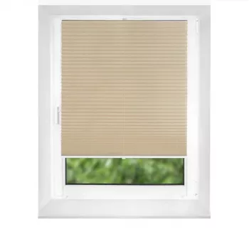 Pearl Termo kroku žalūzijas 120x170 cm bēšā krāsā – bez aukliņām, termoizolētas, bez urbšanas