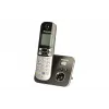 Panasonic KX-TG6821 DECT bezvadu telefons ar automātisko atbildētāju, melns