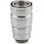 Thermal Grizzly DeltaMate Quick Disconnect Female - M, Gloss Nickel