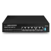 ESPERANZA 6-Port PoE+ Gigabit Switch 65W GOLIATH (4 PoE+ Porti, 2 Uplinki, 12 Gbps, Bezventilatora Metāla)