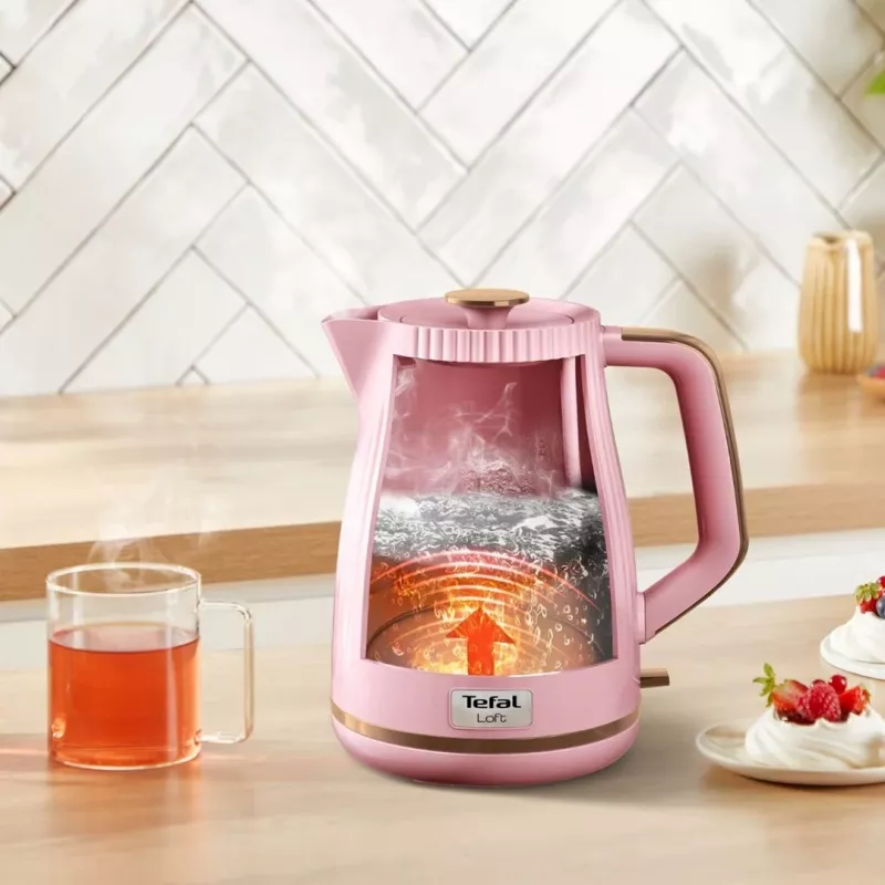 TEFAL KO2517E0 Elektriskā tējkanna 1.7L 2400W Nerūsējošais tērauds Sudrabs/Pelēks