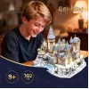 CUBIC FUN 3D Puzle Harijs Poters Cūkkārpas Lielā zāle un Astronomijas tornis ar LED apgaismojumu – 850 gabali, kolekcionējams modeļa komplekts