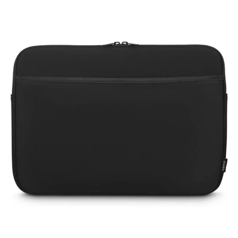 Hama klēpjdatora maciņš no neoprēna ar priekšējo kabatu, līdz 36 cm (14,1 collas), melns (00231048)