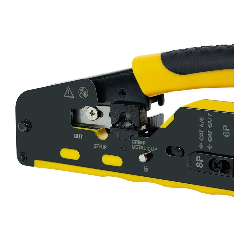 LOGILINK WZ0060 presēšanas instruments modulārais CAT5/6/6A/7 ar caurlaides RJ45