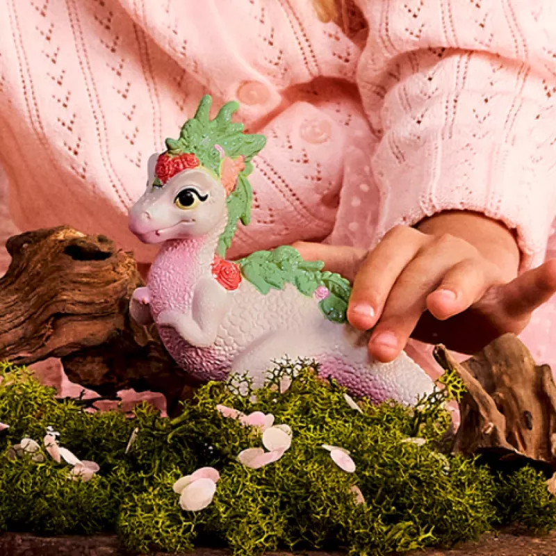 Schleich Bayala Maģiskais dinozaurs ar elfu jātnieku rotaļlietu figūru komplekts