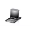 ATEN KL1508AiM F 17 collu LCD IP KVM slēdzis - 8 portu statīva konsolē ar attālo piekļuvi