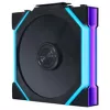 Lian Li UNI FAN SL FLEX Wireless ARGB Reverse Blade 120mm PWM ventilators - 3 komplekts ar kontrolieri, melns