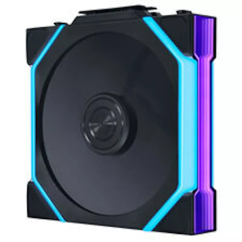 Lian Li UNI FAN SL FLEX Wireless ARGB Reverse Blade 120mm PWM ventilators - 3 komplekts ar kontrolieri, melns