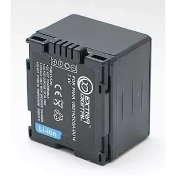 EXTRA DIGITAL Panasonic CGA-DU14 aizstājējakumulators 7.2V 1360mAh Li-ion D-sērijas videokamerām
