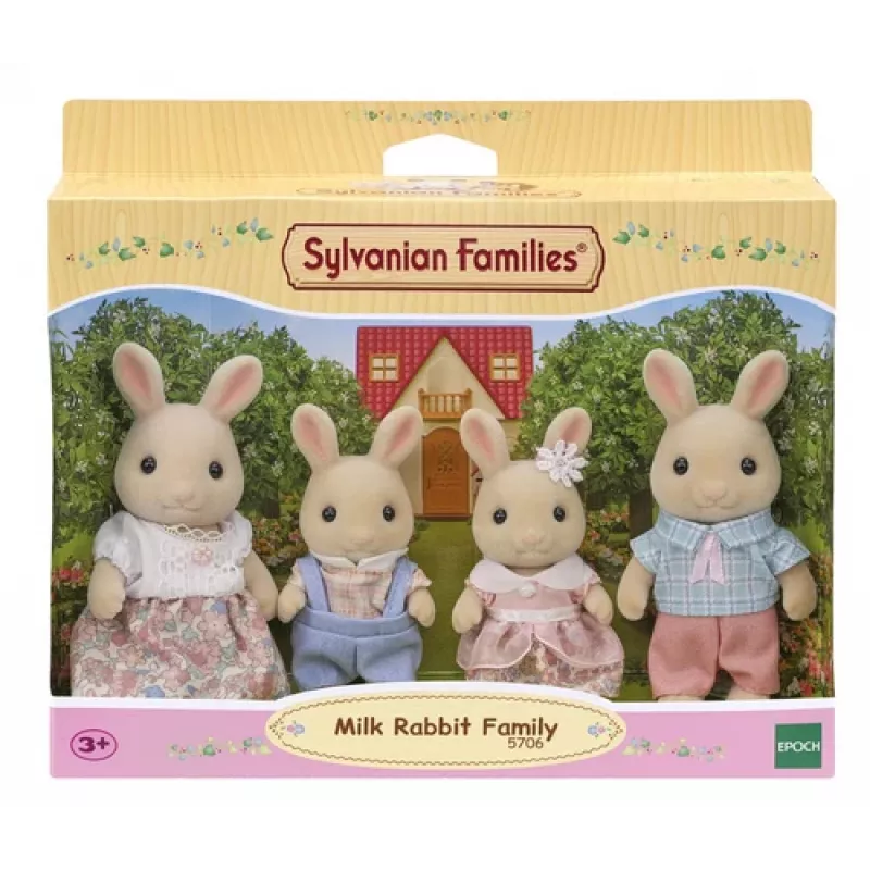 EPOCH Sylvanian Families Milk Rabbit Family figūru komplekts