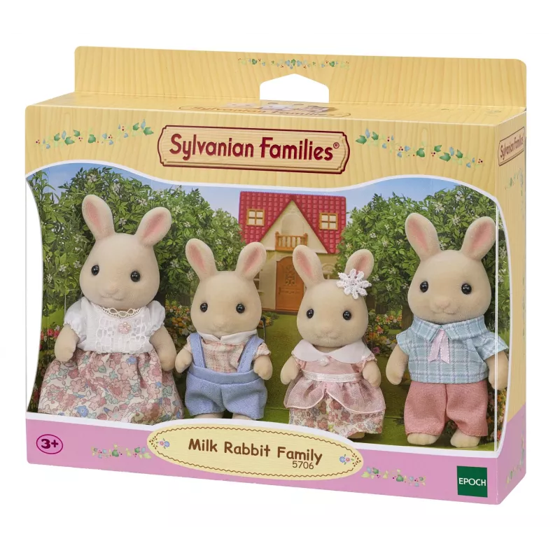 EPOCH Sylvanian Families Milk Rabbit Family figūru komplekts