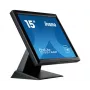 Iiyama ProLite T1531SAW-B5 15 collu XGA pretestības skārienjūtīgais LED monitors, 4:3, DVI-D/VGA, USB, skaļruņi, IP54 priekšpuse, VESA, melns