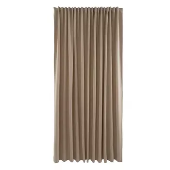 Bari gaiši pelēks aizkaru panelis 260x280 cm, gaismu filtrējošs, vienkrāsains, bez oderes, 1 panelis
