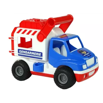 WADER POLESIE Gendarmerie ConsTruck 9924 rotaļu kravas automašīna