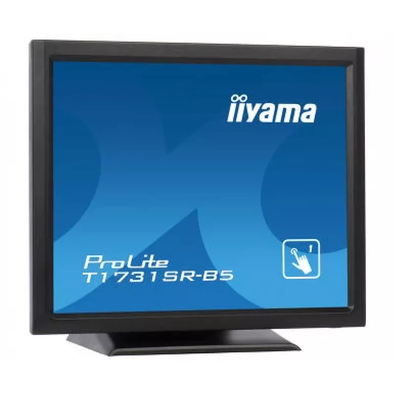 Iiyama ProLite T1731SR-B5 17 collu SXGA 5:4 pretestības skārienjūtīgs LED monitors - Melns