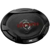 JVC CS-DR6932 6x9 collu 3 virzienu koaksiālie skaļruņi automašīnai, 500W maks., 70W RMS, oglekļa vizlas zemfrekvences skaļrunis, PEI tweeteri, 4 omi