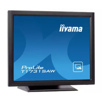Iiyama ProLite T1731SAW-B5 17 collu LED skārienjūtīgais monitors - SXGA 1280x1024, TN, SAW, DVI/VGA, USB, skaļruņi, melns