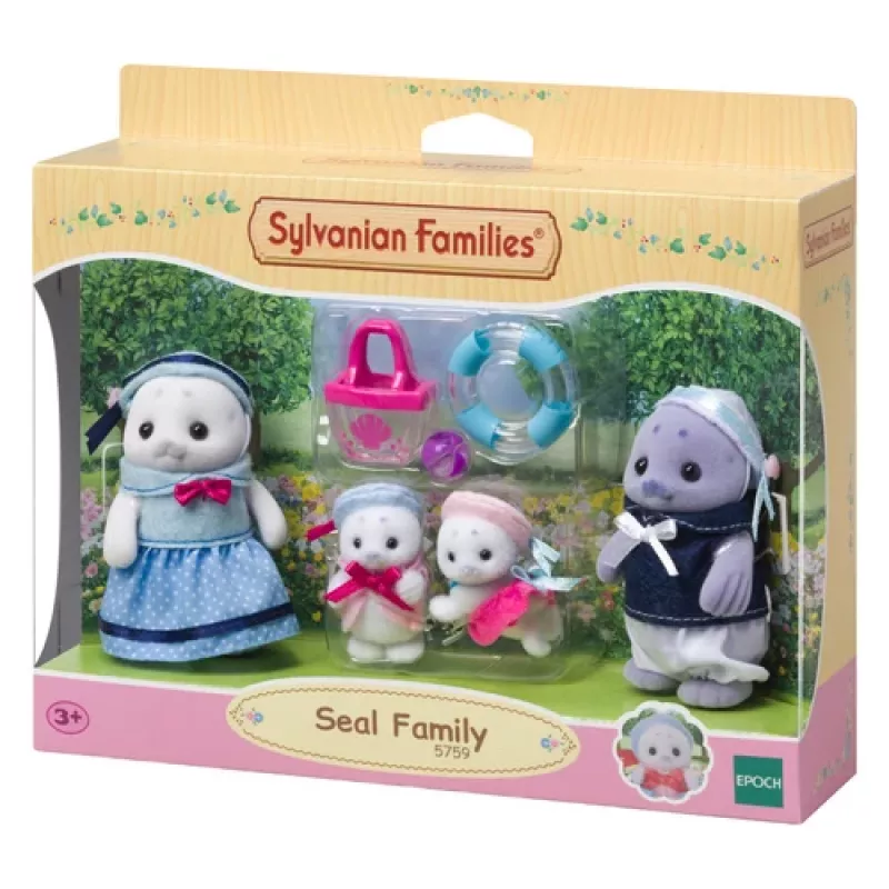 Sylvanian Families Roku ģimenes figūru komplekts - Glenn, Amanda un mazulis Nicola ar aksesuāriem
