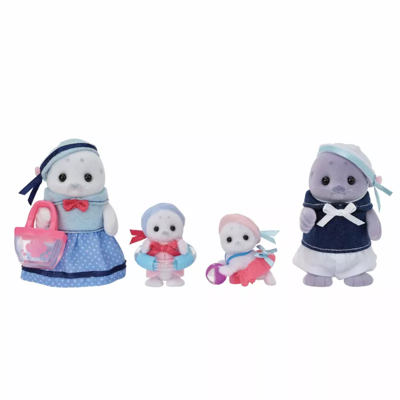 Sylvanian Families Roku ģimenes figūru komplekts - Glenn, Amanda un mazulis Nicola ar aksesuāriem