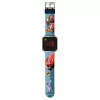 PULIO bērnu digitālais pulkstenis ar LED displeju - Disney Pixar Cars tēma, sarkans/melns