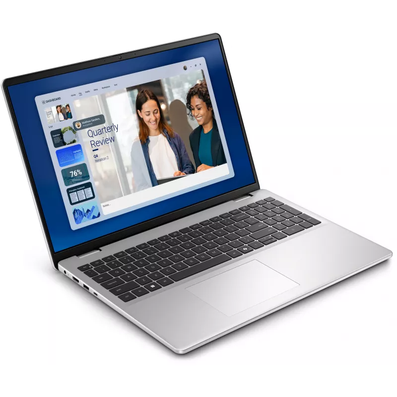 Dell 16 DC16256 klēpjdators - AMD Ryzen 5, 16GB RAM, 512GB SSD, 16 inch FHD+, Windows 11 Pro, platīna sudraba