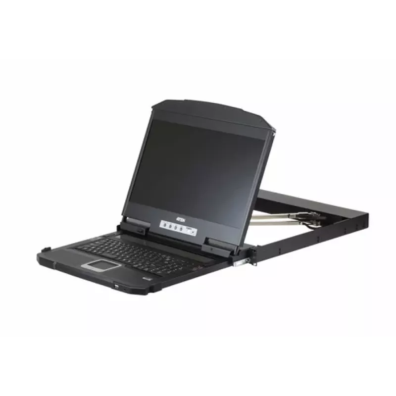 ATEN CL3800NW 18,5 collu divu sliežu USB HDMI-DVI LCD KVM konsole