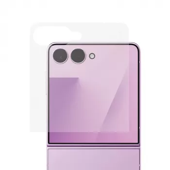 PanzerGlass ekrāna aizsargs Samsung Galaxy Z Flip8 apakšekrānam - rūdīts stikls, 9H, izturīgs pret skrāpējumiem un triecieniem, sausa uzklāšana, kristāldzidrs