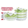 MPM Sēņu žāvētājs MSG-06 - 5 paplāšu pārtikas žāvētājs, 250W, regulējama temperatūra 35-70°C, balts