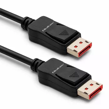 QOLTEC DisplayPort kabelis M/M V2.1 40G 0.5m