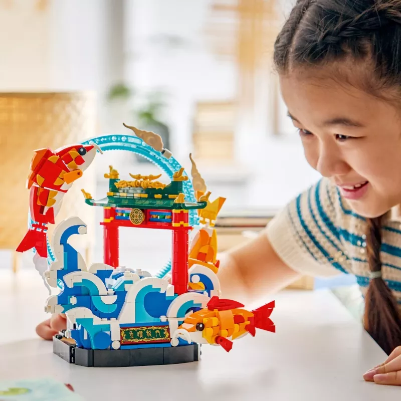 LEGO 80120 Prosperity Carp Leaping būvkomplekts