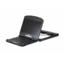 ATEN CL3800NW 18,5 collu divu sliežu LCD KVM konsole - DVI, USB, 1U
