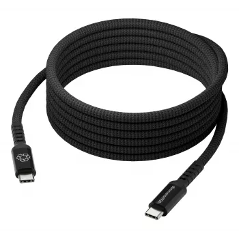 dbramante1928 Copenhagen USB-C uz USB-C pīts kabelis 1m melns