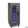 Qoltec Trīsfāzu sprieguma stabilizators AVR MULTIPROTECTION 10kVA ±3% Servomotors 3F LCD Expert Line