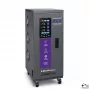 Qoltec Trīsfāzu sprieguma stabilizators AVR MULTIPROTECTION 10kVA ±3% Servomotors 3F LCD Expert Line