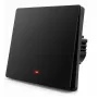 Qoltec 52722 viedais Wi-Fi gaismas slēdzis, 1 kanāls, skārienpanelis, taimeris, Tuya/Smart Life, melns