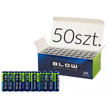 AA LR6 Super sārma baterija 50 iepakojums lielapjoma kastē – 1,5V ilgmūžīga jauda
