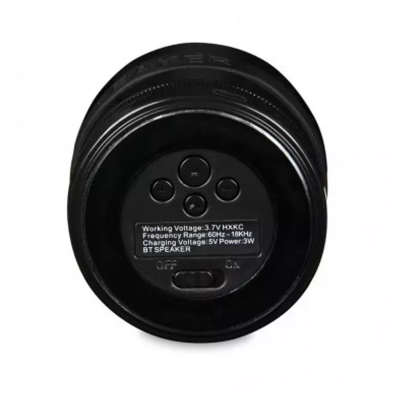 IBOX Speaker STRIDER Bluetooth portatīvais bezvadu skaļrunis ar FM radio, brīvroku zvanīšanu, 5W RMS, 3.5mm AUX, USB, MicroSD, melns