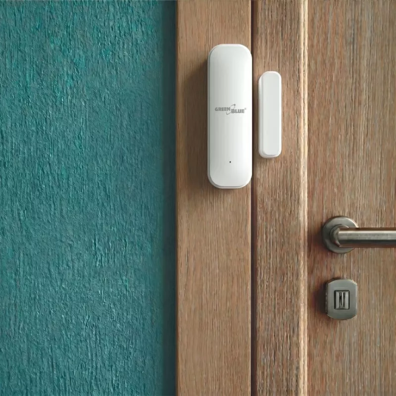 GREENBLUE GB479 W bezvadu Wi-Fi durvju/logu sensors, balts